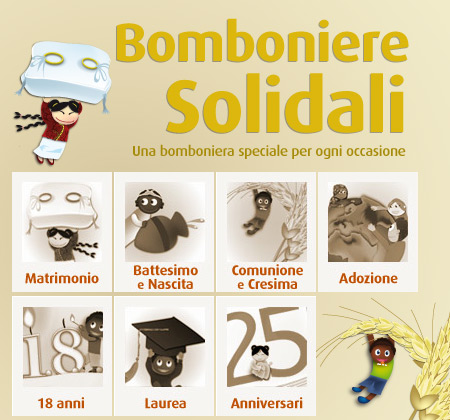 Bomboniere solidali Bomboniere Solidali