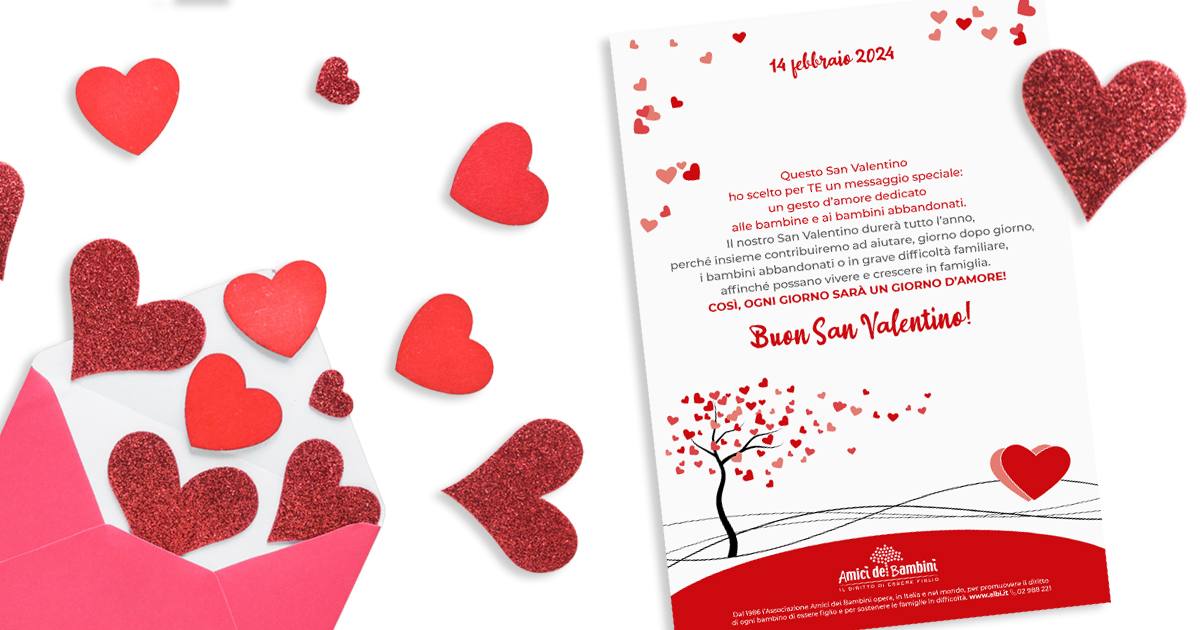San Valentino: arricchire il tuo amore con un gesto di solidarietà