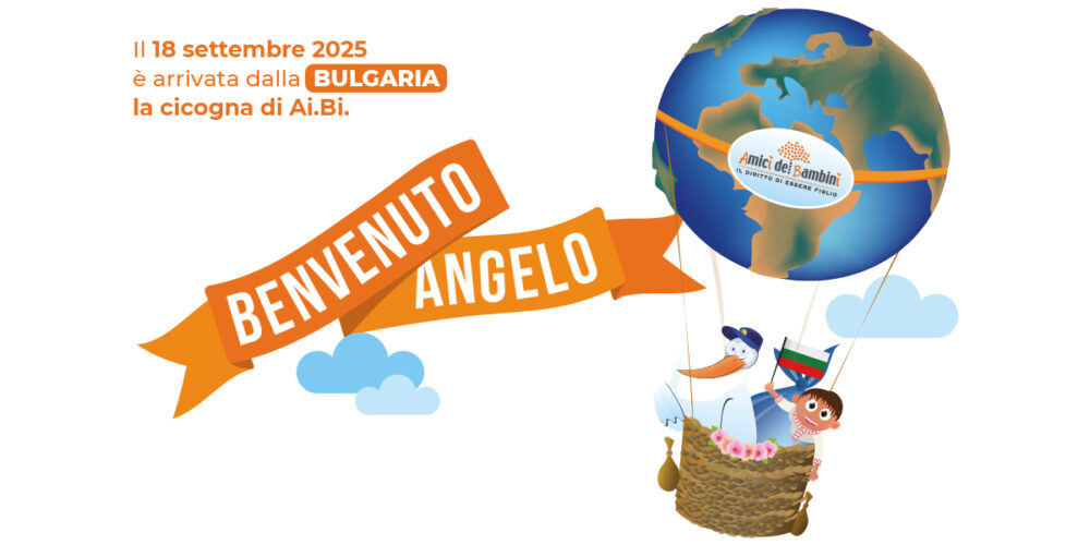 Adozione Internazionale. Arriva Angelo... sulle ali dlla cicogna di Amici dei Bambini