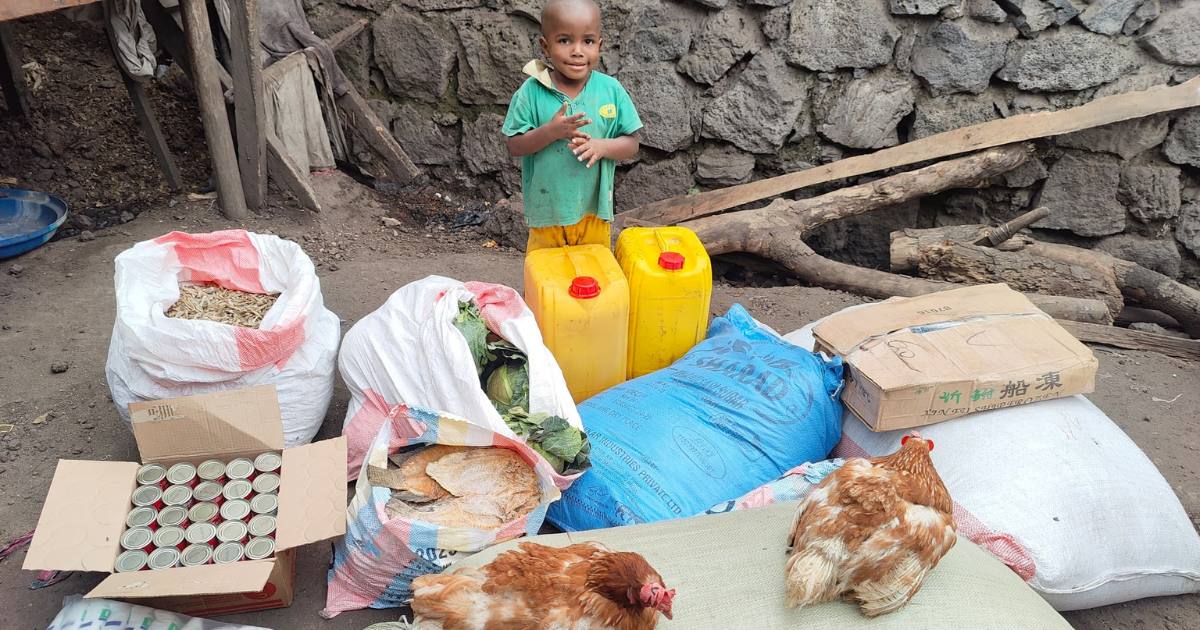 Fornitura alimentare in Repubblica Democratica del Congo nell'ambito del progetto di Ai.Bi. Amici dei Bambini finanziato dalla regione Puglia
