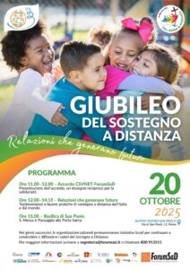 Locandina del Giubileo del Sostegno a Distanza 2025