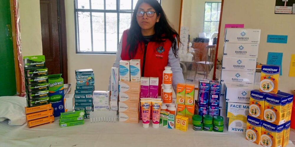 I farmaci acquistati per i bambini accolti negli orfanotrofi in Bolivia