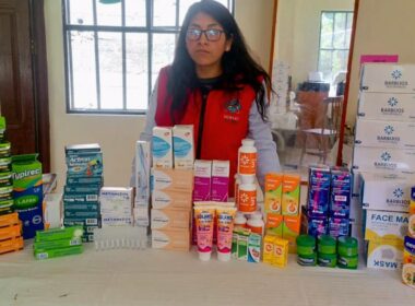 I farmaci acquistati per i bambini accolti negli orfanotrofi in Bolivia