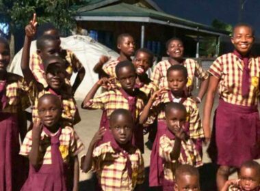 Bambine e bambini al Royal Seed Home in Ghana