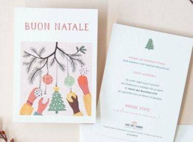 Biglietto di auguri di Natale per le aziende