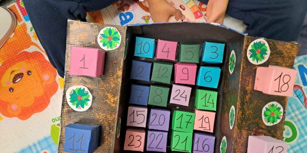 Il calendario dell'Avvento realizzato nella comunità Casa Irene