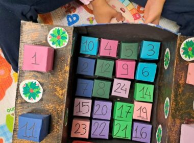 Il calendario dell'Avvento realizzato nella comunità Casa Irene