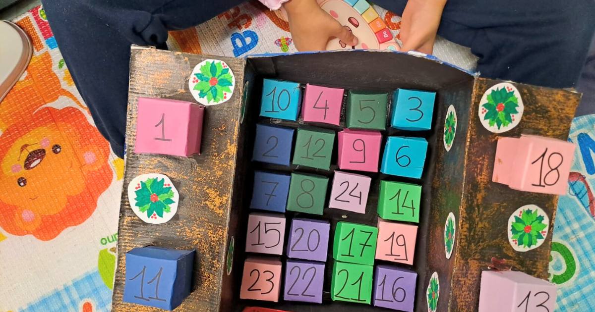 Il calendario dell'Avvento realizzato nella comunità Casa Irene