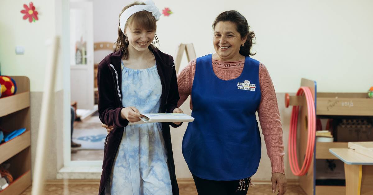 Una foto dal Centro di Accoglienza Temporanea per Profughi di Cărpineni, in Moldova. Qui si sono radunati migliaia di profughi in fuga, tutti con le loro storie di guerra
