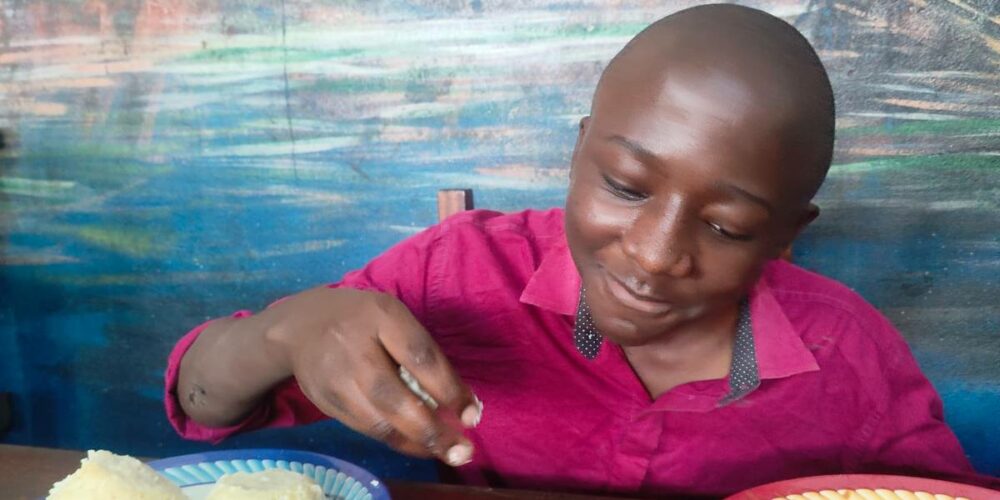 Ishtara, aiutato dal progetto “Adotta a distanza i bambini di un orfanotrofio" in Congo