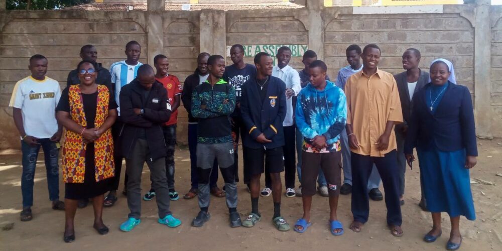 I ragazzi del Kwetu Home of Peace in Kenya