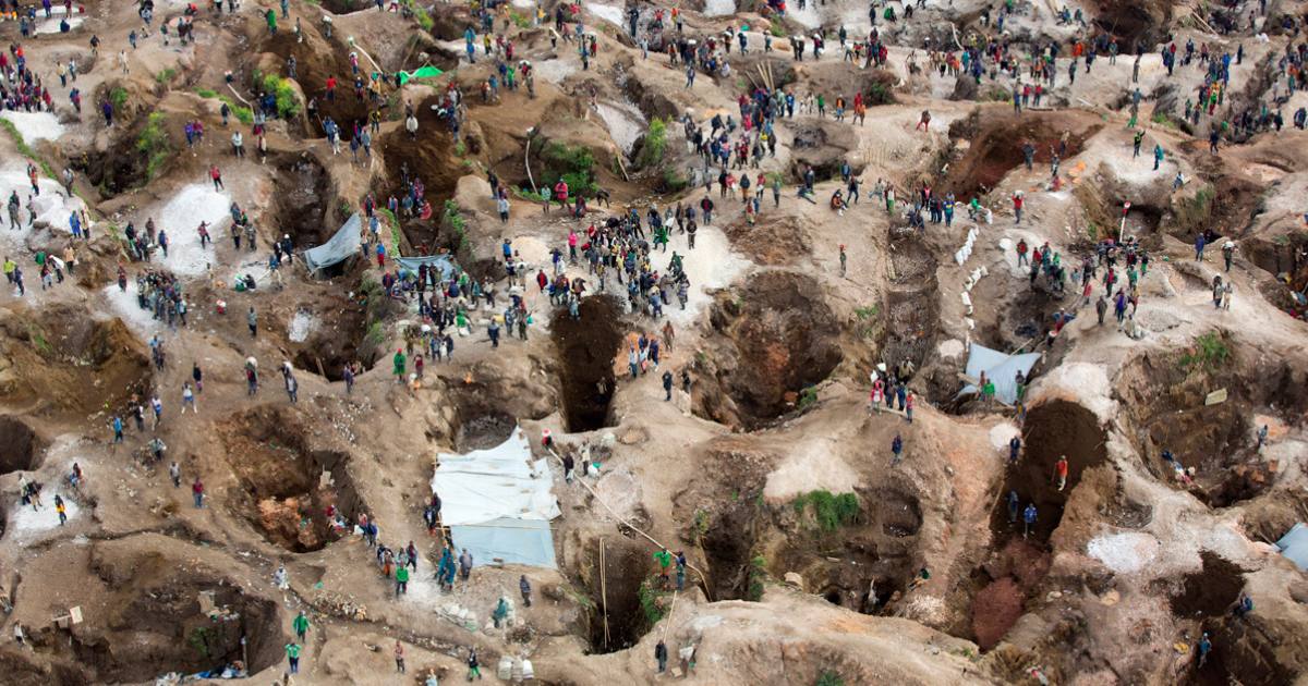 Miniera di Luwowo Coltan vicino a Rubaya, Nord Kivu, 18 marzo 2014. © MONUSCO/Sylvain Liechti