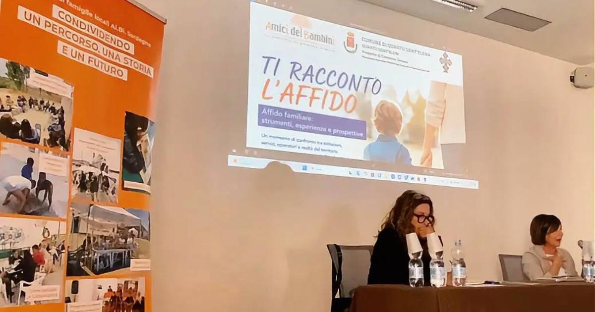Un momento dell'iniziativa "Ti racconto l'Affido", convegno organizzato da Ai.Bi. Amici dei Bambini e il comune di Quartu Sant'Elena per parlare di affido familiare in Sardegna