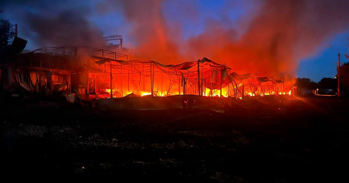 Kiev sotto attacco: distruzione dopo un bombordamento russo