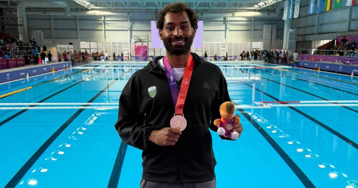 Daniel Gallozzi vince con la nazionale brasiliana di pallanuoto la medaglia d'oro ai Giochi Sudamericani 2026