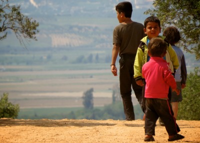 Bambini campo Siria