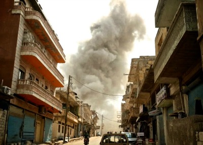 Bombardamento Binnish Siria