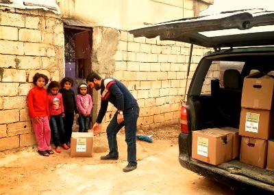 Siria AiBi consegna cibo