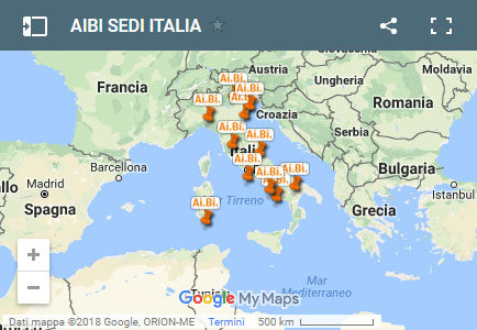 Visualizza le sedi Ai.Bi. in Italia