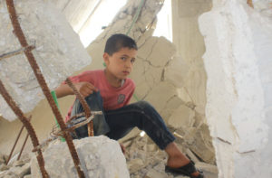 bombardamenti siria non lasciamoli soli, i bambini