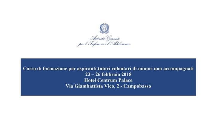tutori volontari, Moretti di Ai.Bi. parla di affidamento familiare al Corso di Campobasso
