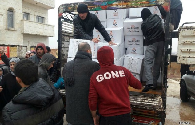 distribuzione ceste e voucher siria