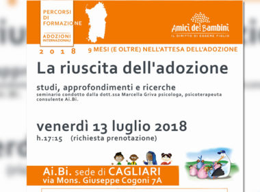 cagliari. Il decimo seminario di Ai.Bi. per le famiglie nel post-adozione