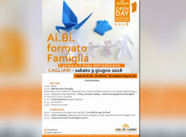 adozione internazionale. Sabato 9 l'open day di Ai.Bi. Cagliari