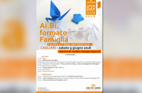 adozione internazionale. Sabato 9 l'open day di Ai.Bi. Cagliari