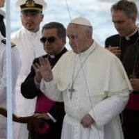 papa a lampedusa