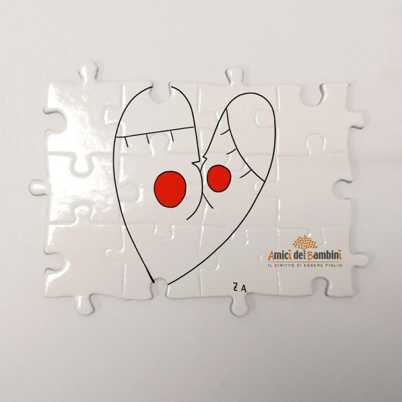 Magnete puzzle “Cuore” ZA