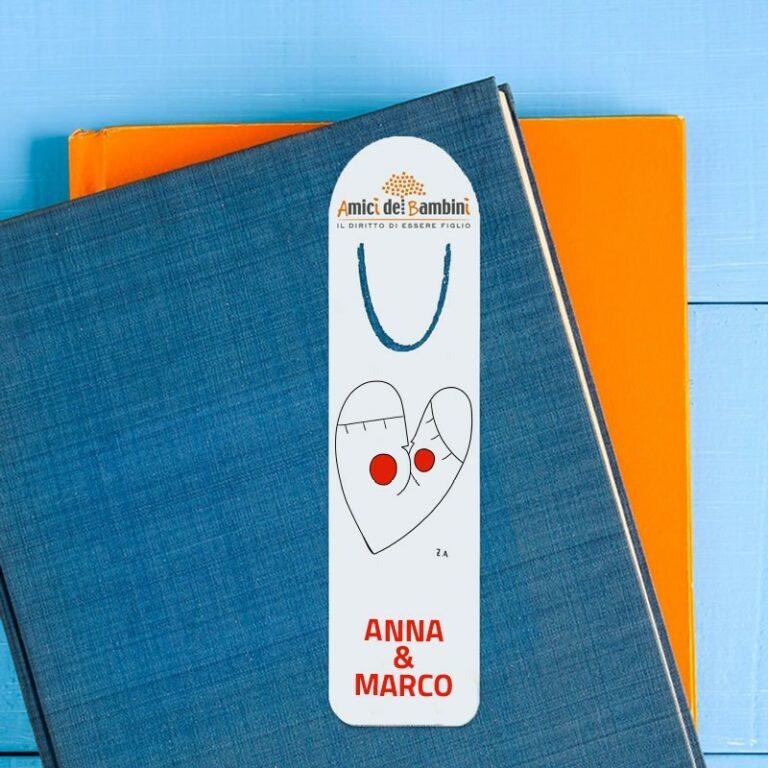 Segnalibro in alluminio "Cuore" ZA