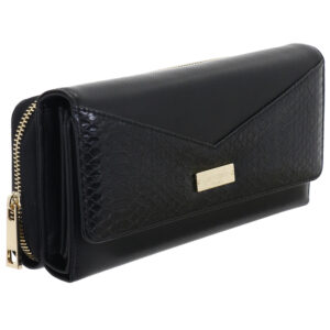 CAMOMILLA PORTAFOGLIO DOPPIO L NERO SNAKE BEST S.