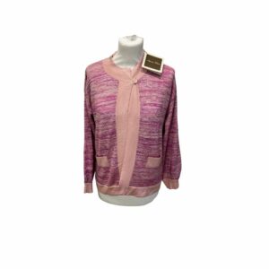 ANNA VIERO MAGLIA CARDIGAN SETA