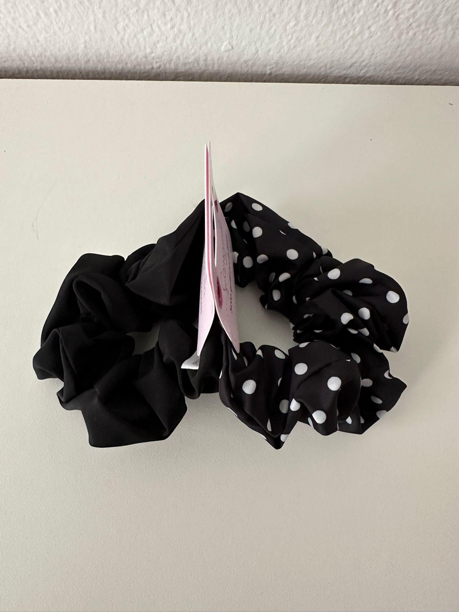 SET 2 FIOCCHI PER CAPELLI NERO E POIS