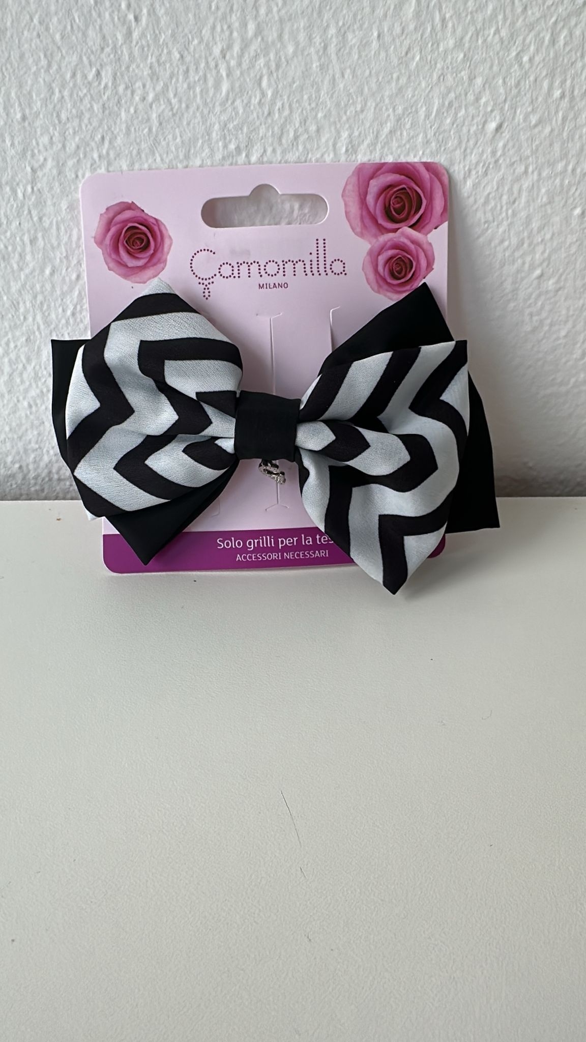 fERMAGLIO CAPELLI ZIG ZAG