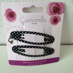 CAMOMILLA - COPPIA MOLLETTE CLIP POIS