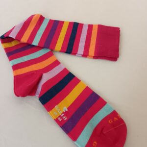 GALLO Calza lunga UOMO in fantasia rigata multicolor