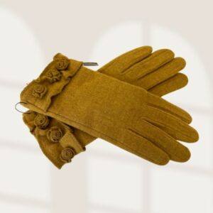 CAMOMILLA - GUANTI SENAPE DONNA